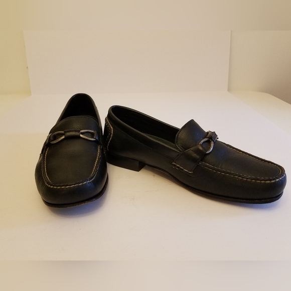 H.S. Trask Men\'s Slip on Penny Loafers Black Size 9.5 W Made in Brazil main image 10